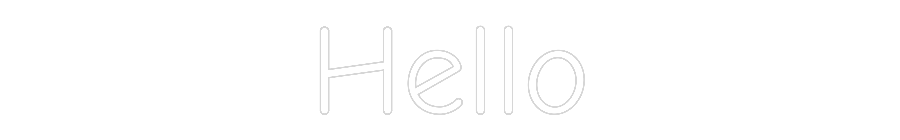 Custom Neon: Hello