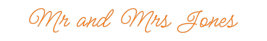 Custom Neon: Mr and Mrs Jo...