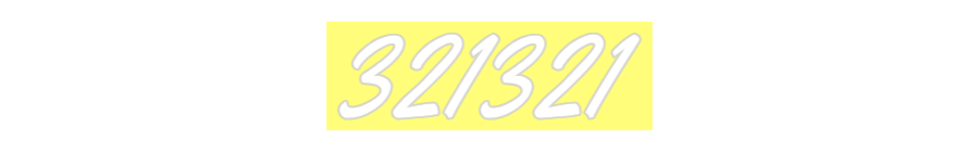 Custom Neon: 321321
