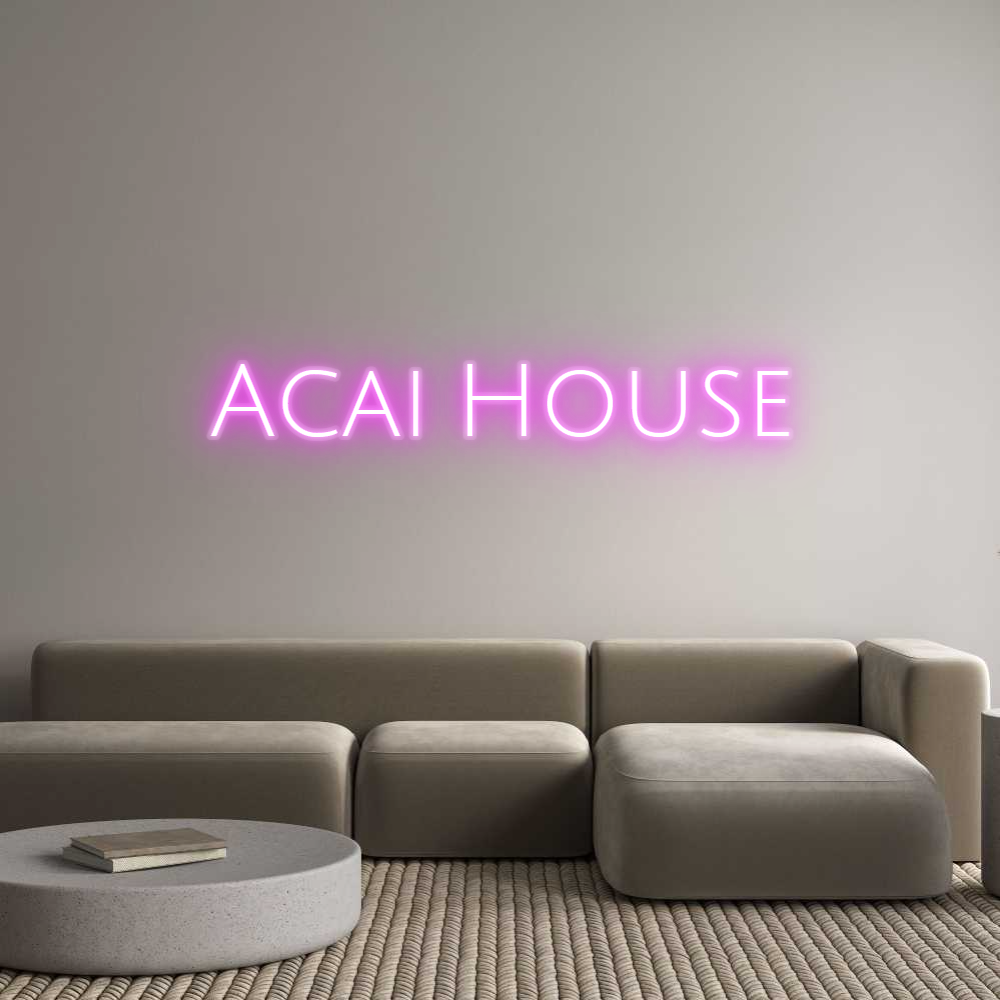 Custom Neon: Acai House