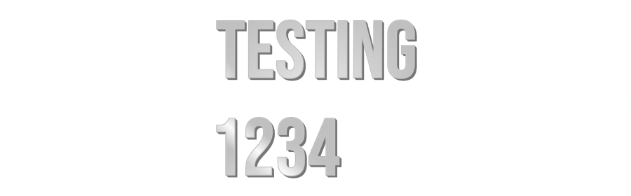 Custom Sign: Testing
1234
