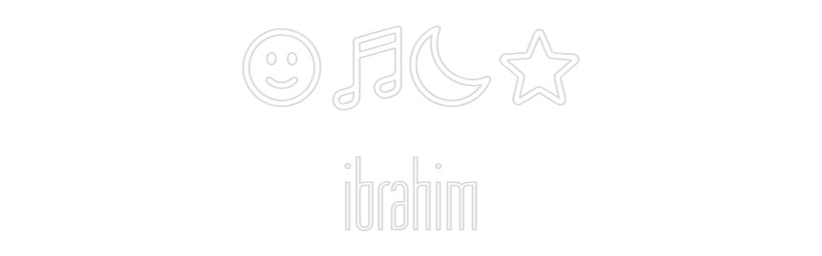 Custom Neon:
ibrahim