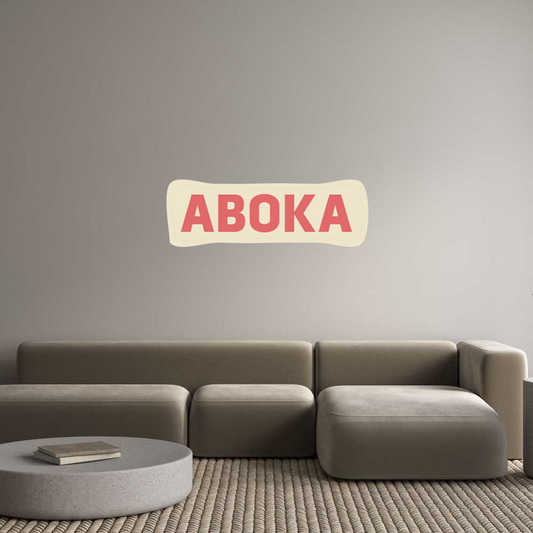 Custom Sign: ABOKA