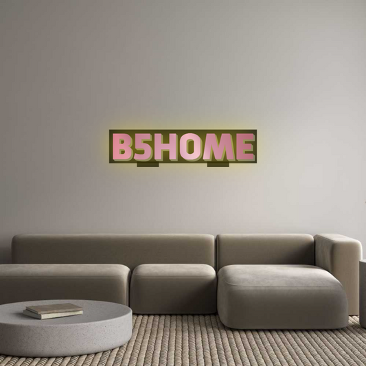 Custom Sign: B5HOME