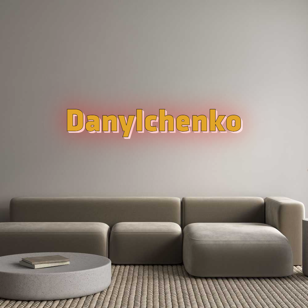Custom Sign: Danylchenko