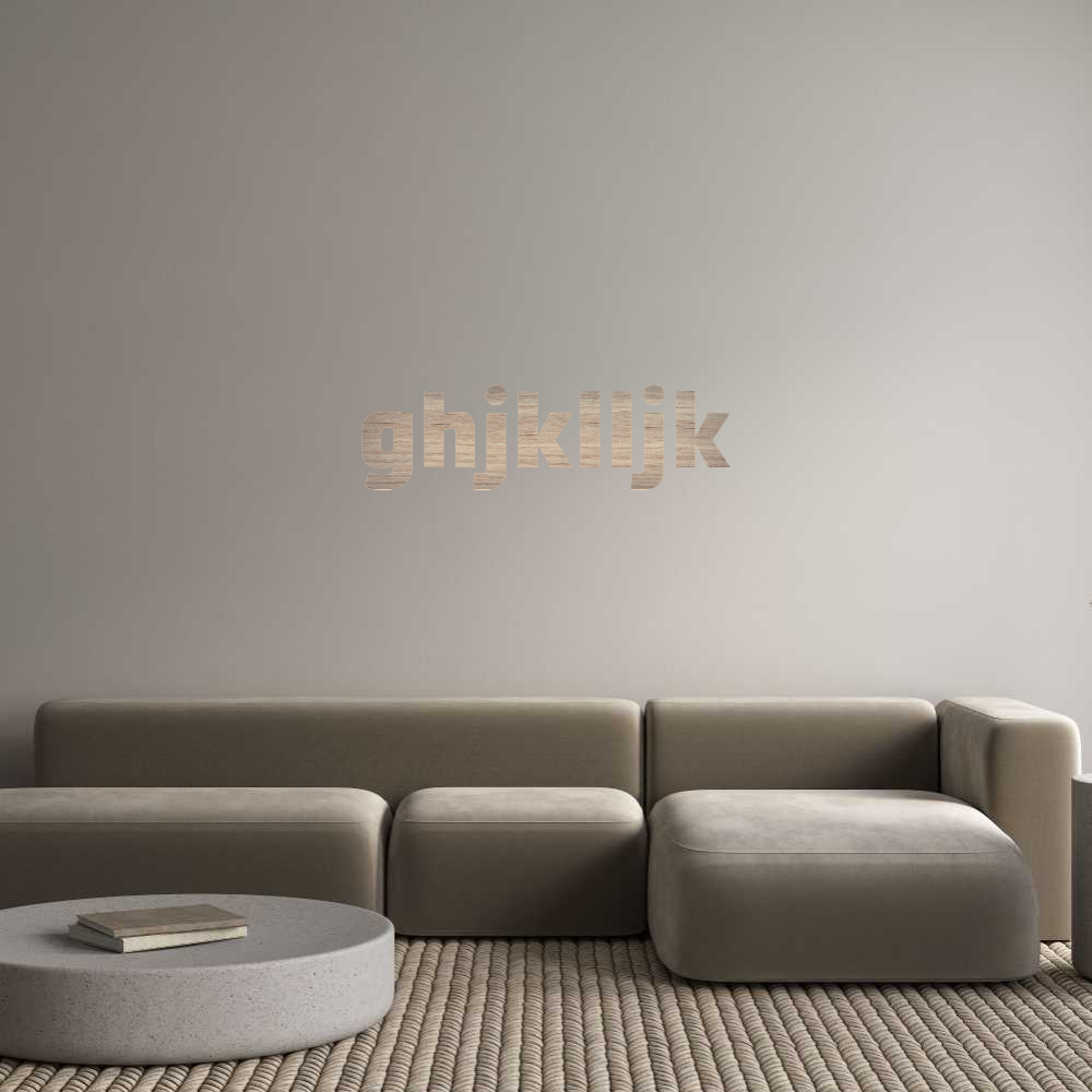 Custom Sign: ghjklljk