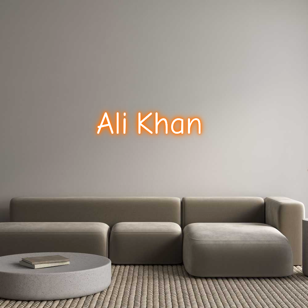Custom Neon: Ali Khan