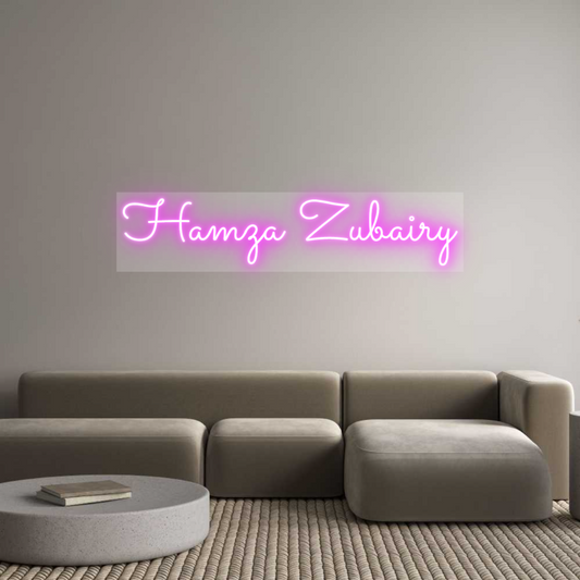 Custom Neon: Hamza Zubairy