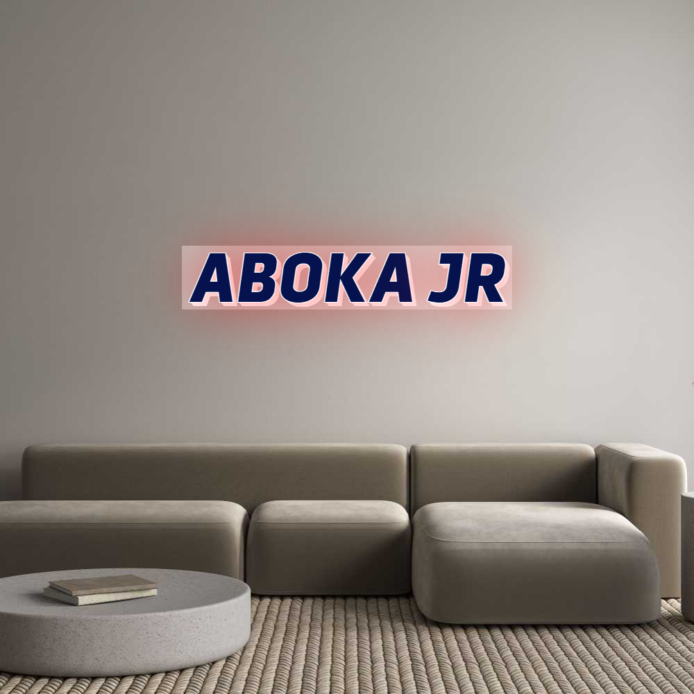 Custom Sign: ABOKA JR