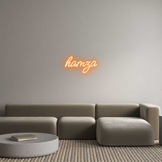 Custom Neon: hamza