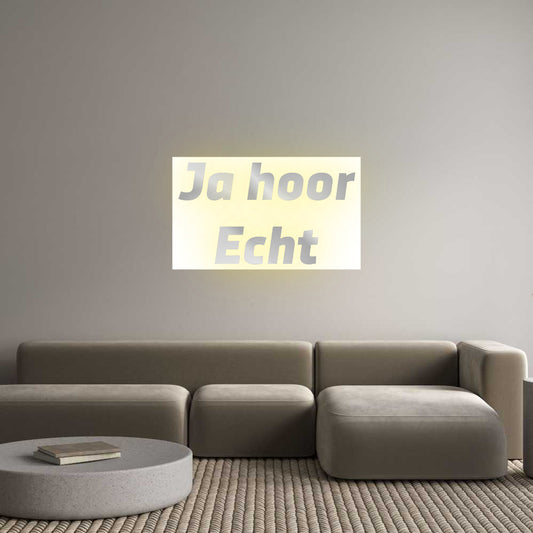 Custom Sign: Ja hoor
Echt