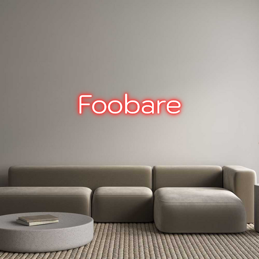 Custom Neon: Foobare