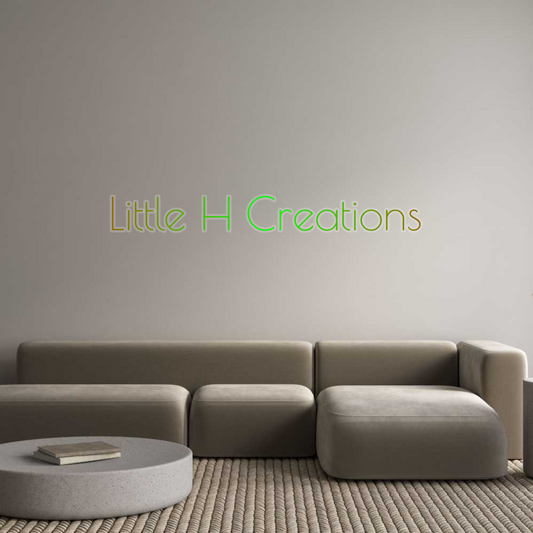 Custom Neon: Little H Crea...