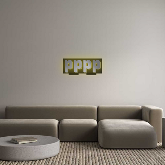 Custom Sign: pppp