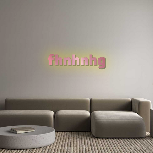 Custom Sign: fhnhnhg