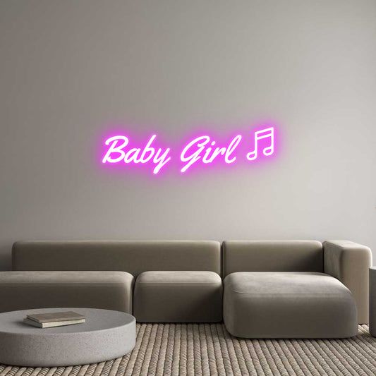 Custom Neon: Baby Girl