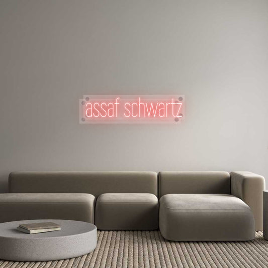 Custom Neon: assaf schwartz