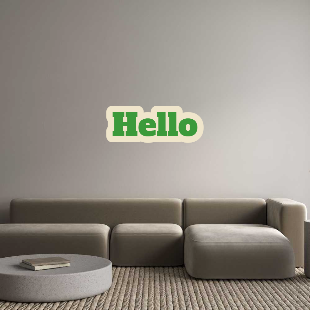 Custom Sign: Hello