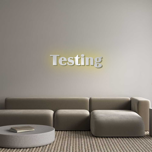 Custom Sign: Testing