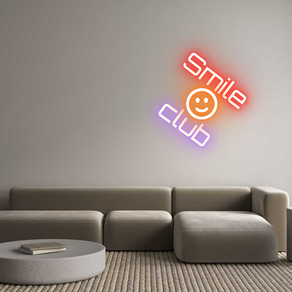 Custom Neon: Smile club 