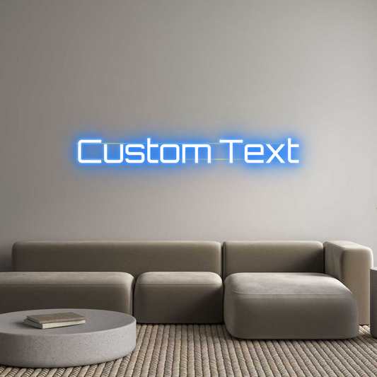 Custom Neon: Custom Text