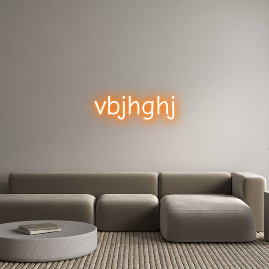 Custom Neon: vbjhghj