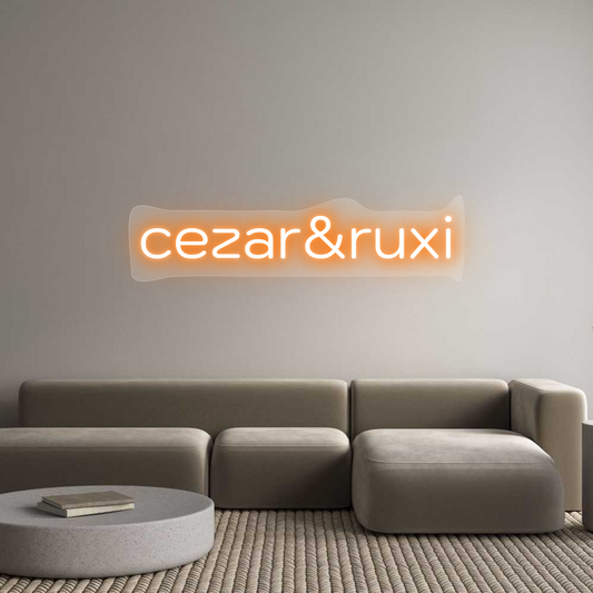 Custom Neon: cezar&ruxi