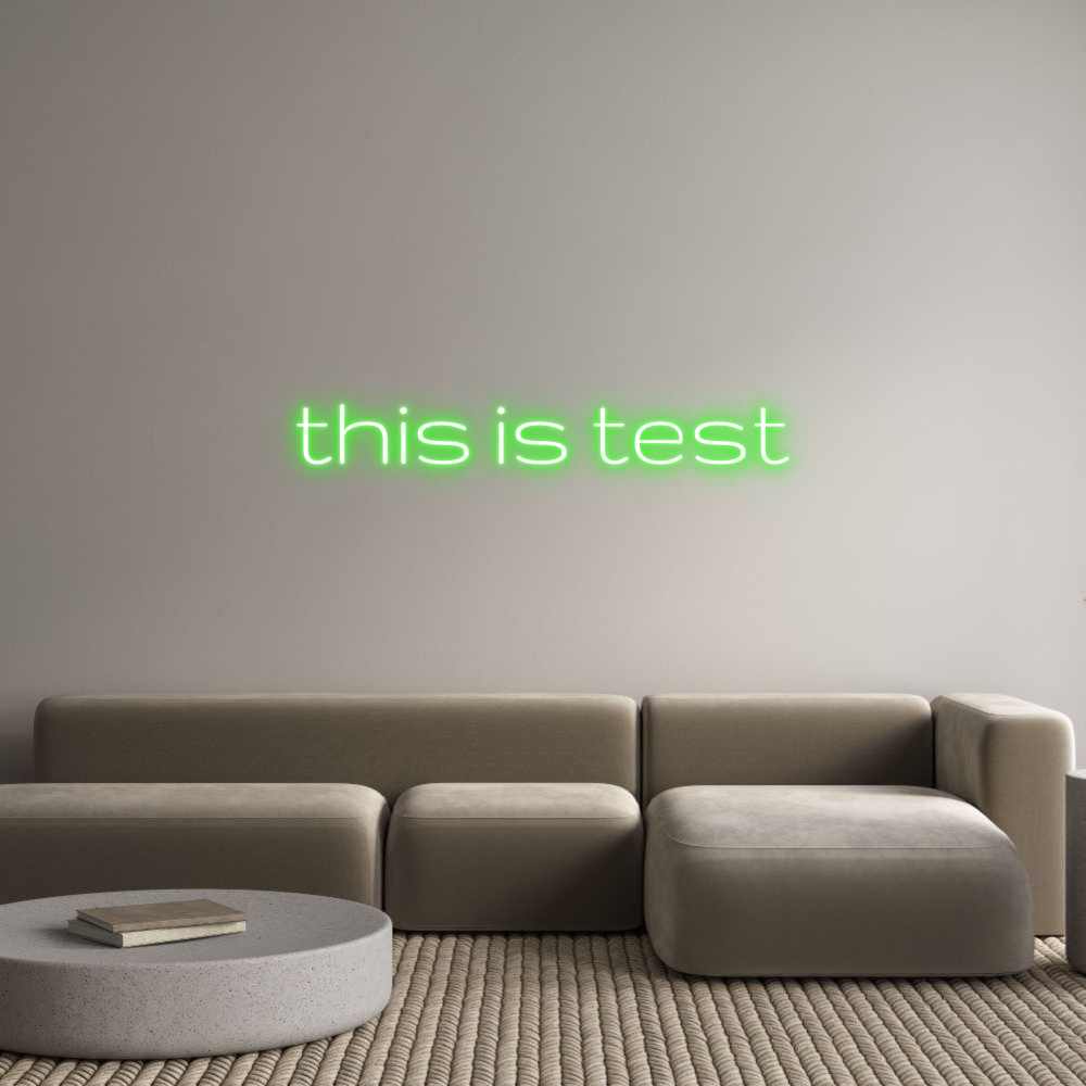 Custom Neon: this is test