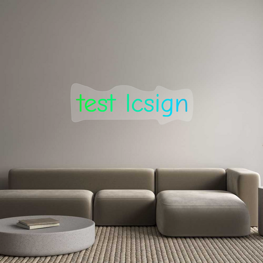 Custom Neon: test lcsign