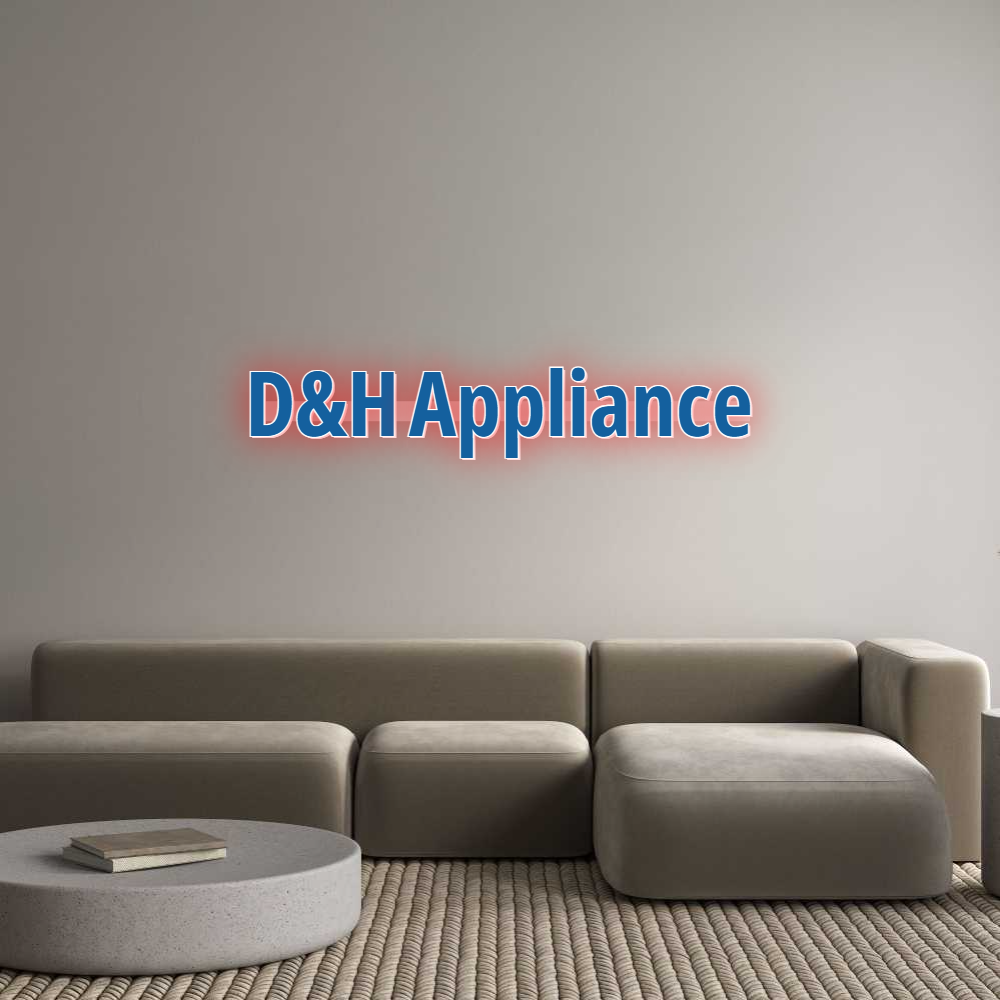 Custom Sign:  D&H Appliance