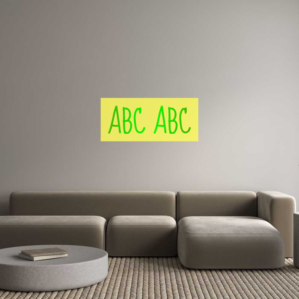 Custom Neon: ABC ABC