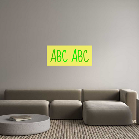 Custom Neon: ABC ABC