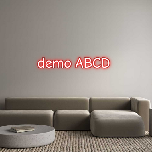 Custom Neon: demo ABCD