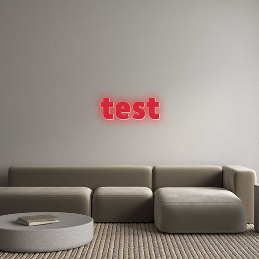 Custom Sign: test