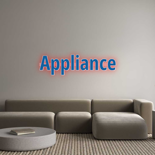 Custom Sign:  Appliance