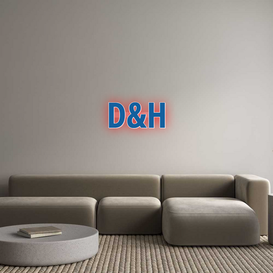 Custom Sign:  D&H