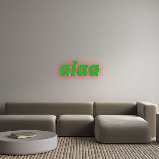 Custom Sign: alaa