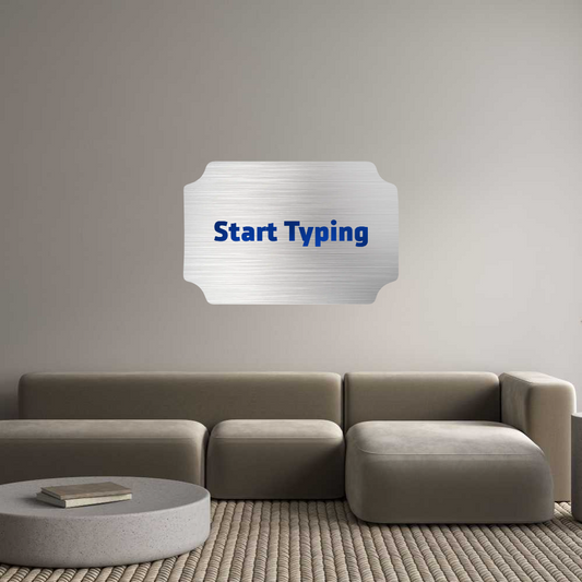Custom Sign: Start Typing