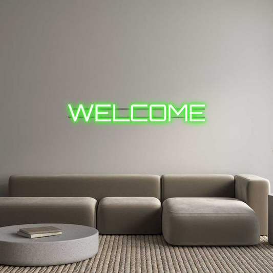 Custom Neon: WELCOME