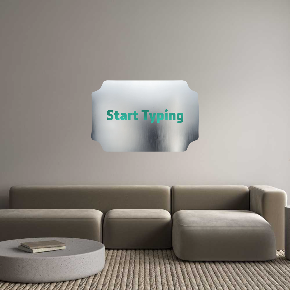 Custom Sign: Start Typing