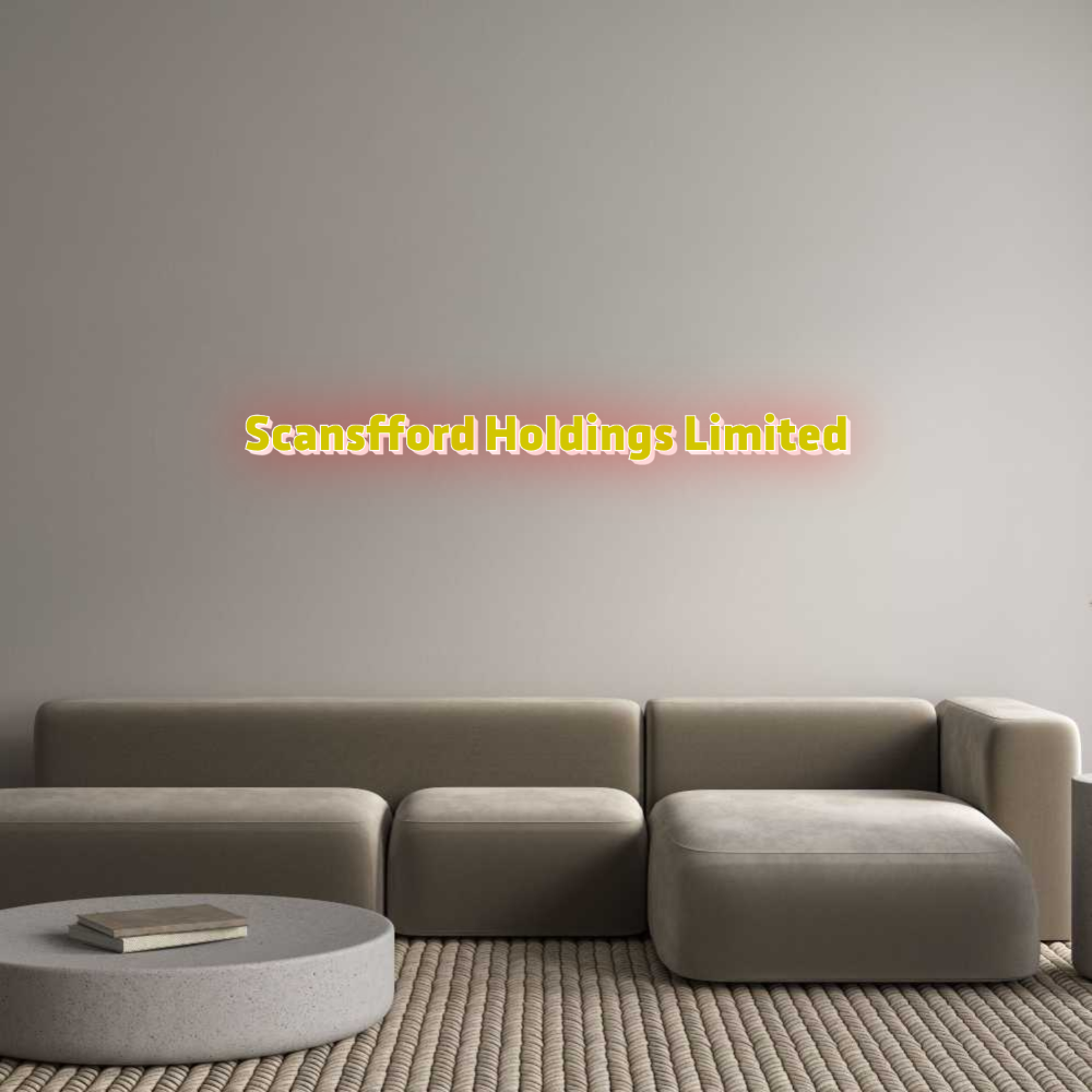 Custom Sign: Scansfford Ho...