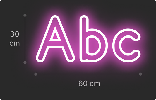 Neon sign - Simple model